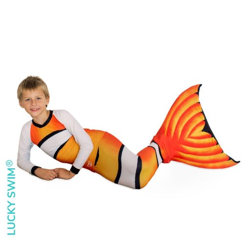 Plavací oblek Fishboy CLOWNFISH – kompletní set NanoAg - Velikost obleku: S TEENS (36-39)