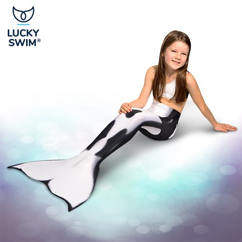 Plavací oblek mořské víly ORCA - kompletní set NanoAg - Velikost obleku: 146/152 TEENS (33-36), Typ horního dílu plavek: Zavazování za krk