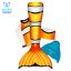Plavací oblek Fishboy CLOWNFISH – kompletní set NanoAg (bez UV trika) - Velikost obleku: 110/116 KIDS (25-28)
