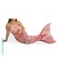 Plavací oblek mořské panny ROSEGOLD - kompletní set NanoAG - Velikost obleku: 146/152 TEENS (33-36), Typ horního dílu plavek: Zavazování za krk