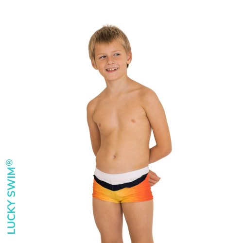 Antibakteriální chlapecké plavky CLOWNFISH UV50+ - Velikost: 134/140, Materiál: NanoAg