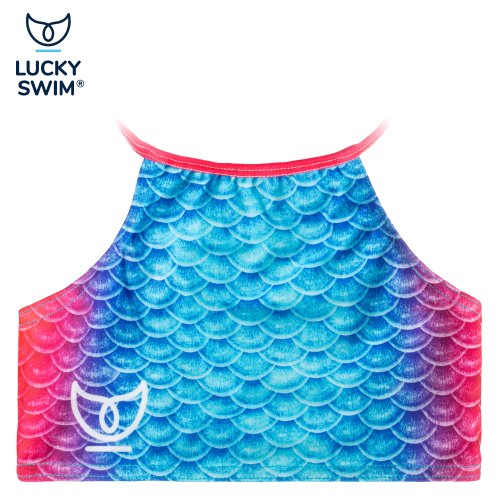 Antibakteriální dívčí plavky THERESE UV50+ - Velikost: 134/140, Materiál: NanoAg, Typ horního dílu plavek: Zavazování za krk