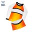 Plavací oblek Fishboy CLOWNFISH – kompletní set NanoAg (bez UV trika) - Velikost obleku: 122/128 KIDS (28-30)