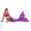 Plavací oblek mořské panny AMETYST - kompletní set NanoAg - Velikost obleku: M TEENS (36-39), Typ horního dílu plavek: Přes rameno