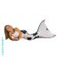 Plavací oblek mořské víly ORCA - kompletní set NanoAg - Velikost obleku: 146/152 TEENS (33-36), Typ horního dílu plavek: Zavazování za krk
