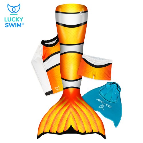 Plavací oblek Fishboy CLOWNFISH – kompletní set NanoAg (bez UV trika) - Velikost obleku: 134/140 TEENS (30-33)